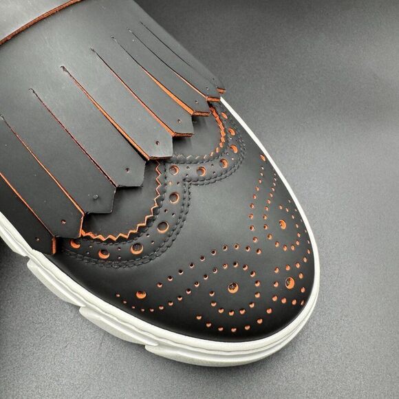 GIOVANNI CONTI Wingtip Leather Loafers - Picture 7 of 13